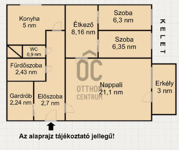 Eladó panellakás, Budapesten, X. kerületben 74.9 M Ft, 3 szobás