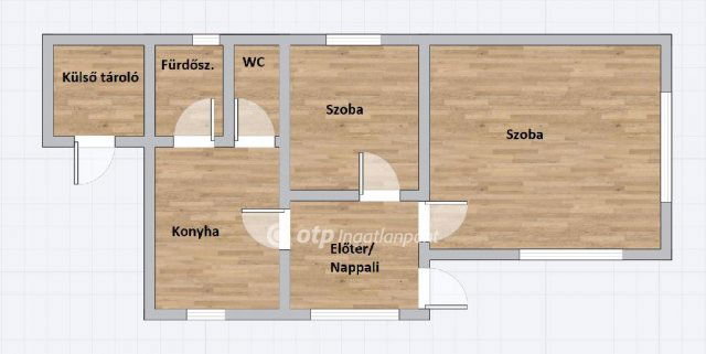 Eladó családi ház, Bogácson 31.9 M Ft, 2+1 szobás