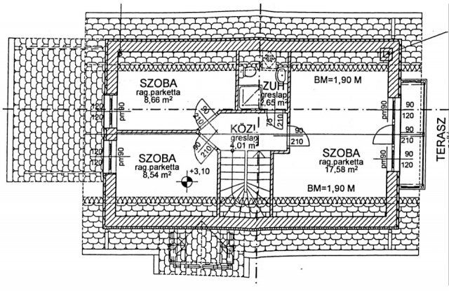 Eladó családi ház, Szadán 89.9 M Ft, 3 szobás