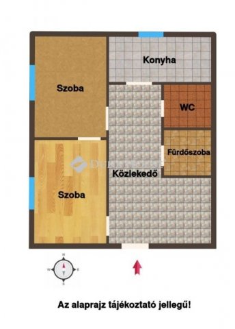 Eladó panellakás, Debrecenben 52.99 M Ft, 2 szobás