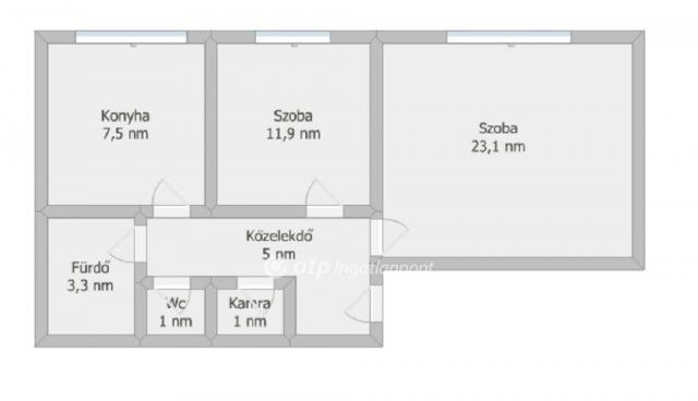 Eladó téglalakás, Szekszárdon 28.5 M Ft, 2 szobás