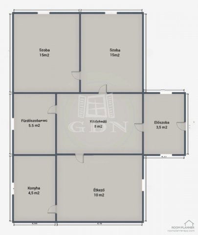 Eladó családi ház, Madarason 2.3 M Ft, 2 szobás