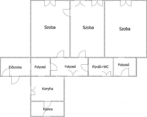 Eladó téglalakás, Mezőhegyesen 15.99 M Ft, 3 szobás