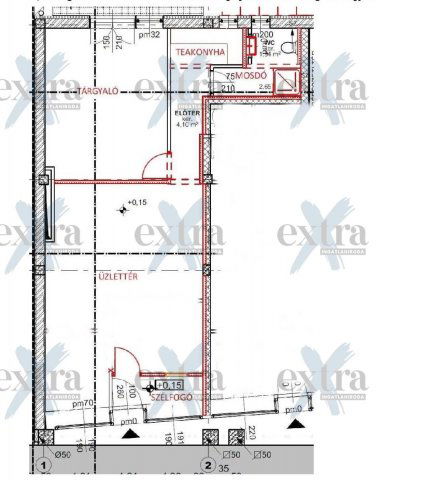 Eladó iroda, Szegeden 84 M Ft, 2 szobás / költözzbe.hu