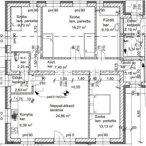Eladó sorház, Dunaharasztin 99.9 M Ft, 3+1 szobás