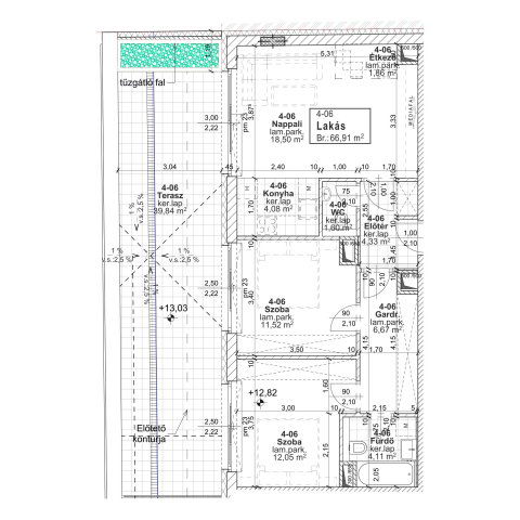 Eladó téglalakás, Budapesten, XIII. kerületben, Jász utcában