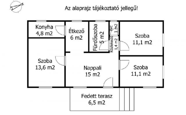 Eladó családi ház, Siójuton 69.9 M Ft, 4 szobás