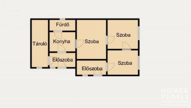 Eladó családi ház, Makón 27.9 M Ft, 3 szobás