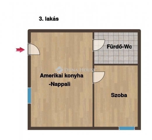 Eladó téglalakás, Pécsett 43.9 M Ft, 2 szobás