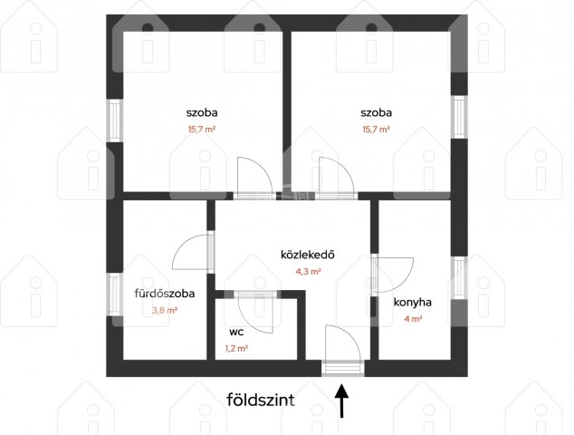 Eladó családi ház, Törökbálinton 116 M Ft, 2 szobás