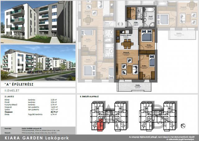 Eladó téglalakás, Szombathelyen, Károlyi Antal utcában 65.9 M Ft