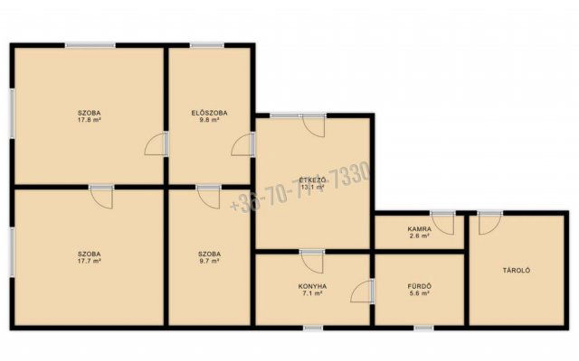 Eladó családi ház, Jászalsószentgyörgyon 11.9 M Ft, 4 szobás
