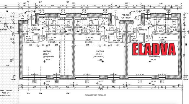 Eladó téglalakás, Vácon 87.9 M Ft, 3 szobás