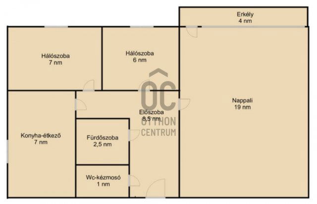 Eladó panellakás, Budaörsön 73 M Ft, 3 szobás