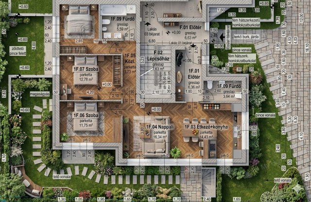 Eladó ikerház, Budapesten, III. kerületben 275 M Ft, 4 szobás