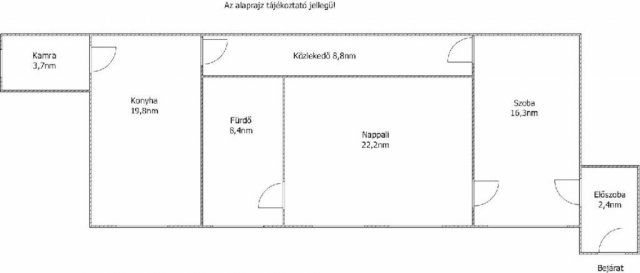 Eladó téglalakás, Budapesten, VI. kerületben 90 M Ft, 2 szobás