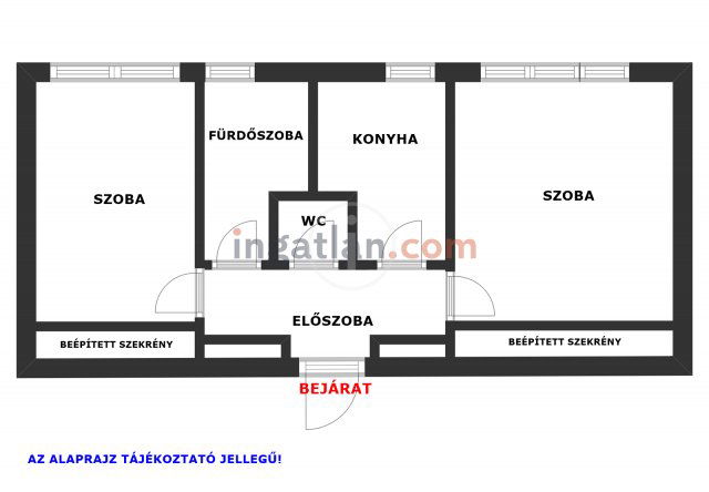 Eladó téglalakás, Budapesten, IV. kerületben 53 M Ft, 2 szobás