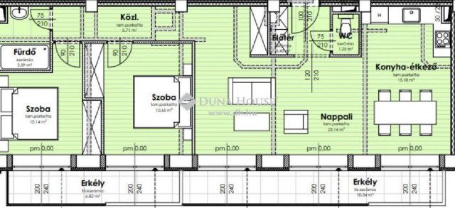 Eladó téglalakás, Zamárdiban 139.95 M Ft, 3 szobás