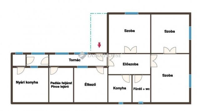 Eladó családi ház, Dányon 44.4 M Ft, 3 szobás