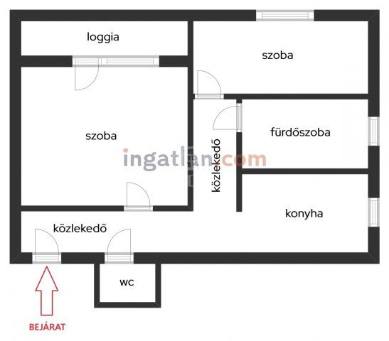 Eladó téglalakás, Szigetszentmiklóson 62 M Ft, 2 szobás