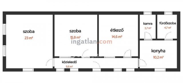 Eladó családi ház, Mátraszelén 17.9 M Ft, 2 szobás