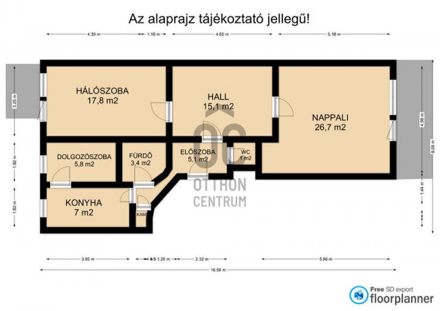 Eladó téglalakás, Budapesten, XI. kerületben 108 M Ft, 4 szobás