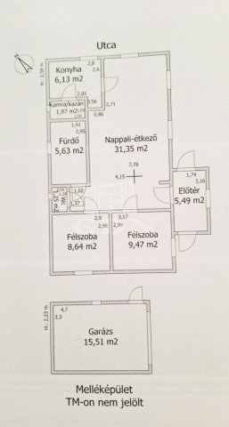 Eladó családi ház, Lajosmizsén 72 M Ft, 2 szobás