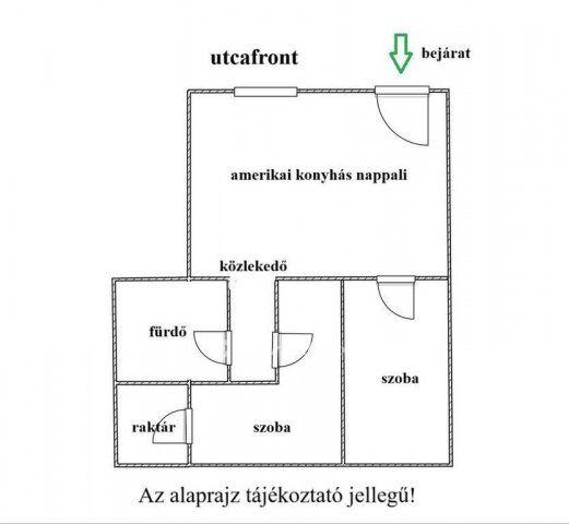 Eladó téglalakás, Budapesten, VII. kerületben 62.9 M Ft