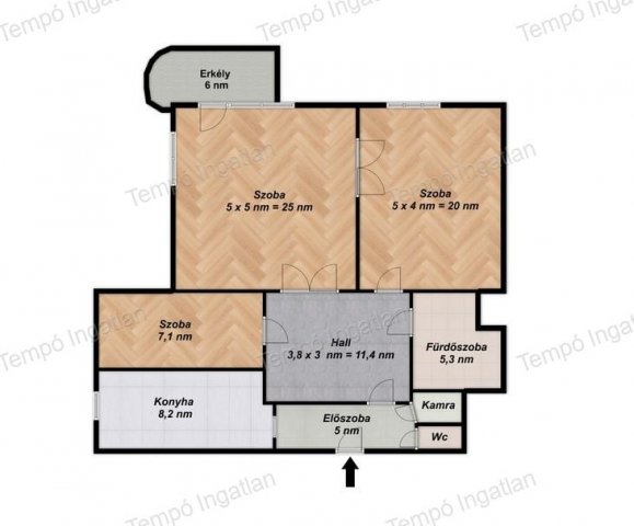 Eladó téglalakás, Budapesten, II. kerületben, Torockó közben