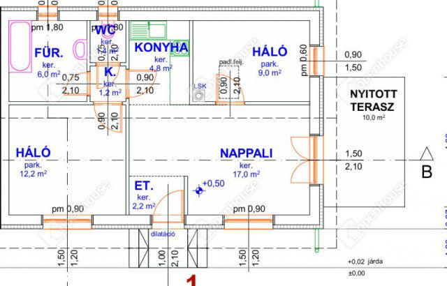 Eladó családi ház, Monorierdőn 46 M Ft, 3 szobás