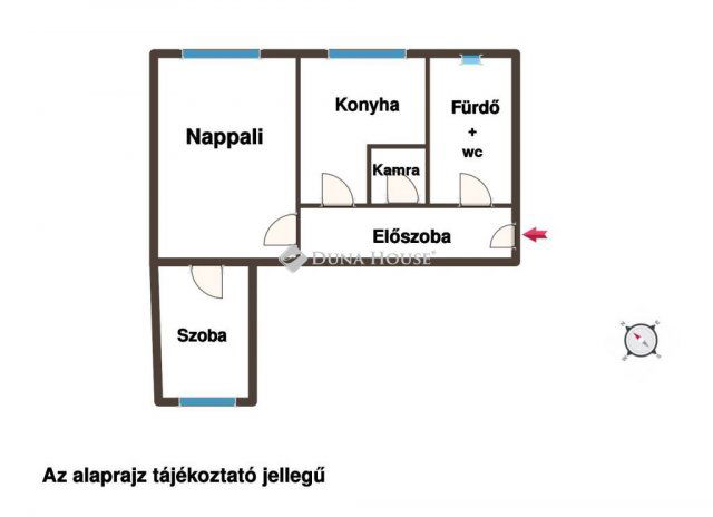 Eladó téglalakás, Oroszlányban, Hunyadi János utcában 26.5 M Ft
