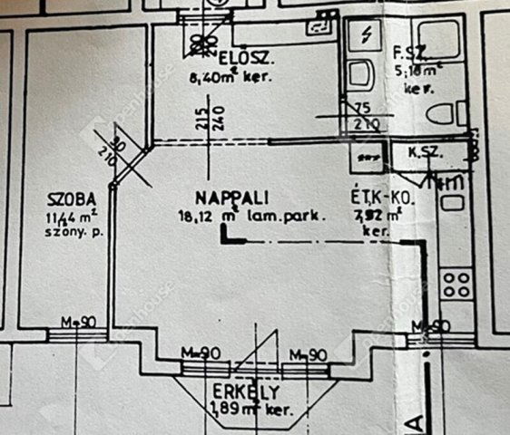 Eladó téglalakás, Debrecenben 63 M Ft, 1+1 szobás