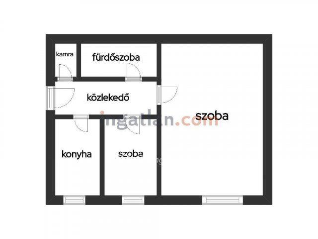 Eladó téglalakás, Szolnokon 27.9 M Ft, 1+1 szobás