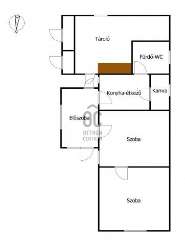 Eladó családi ház, Tolnán, Eötvös utcában 22.5 M Ft, 2 szobás