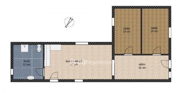 Eladó családi ház, Érden 40 M Ft, 3 szobás