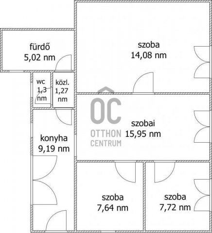Eladó téglalakás, Cegléden 44 M Ft, 4 szobás