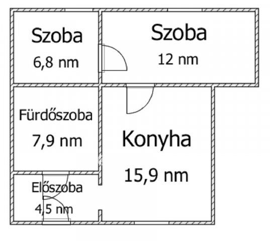 Eladó sorház, Devecseren 10.9 M Ft, 1+1 szobás