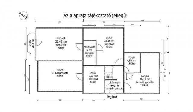 Eladó téglalakás, Győrött 80 M Ft, 3 szobás