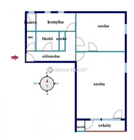 Eladó téglalakás, Pécsett 69 M Ft, 2 szobás