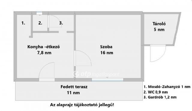 Eladó családi ház, Velencén 34.9 M Ft, 1 szobás