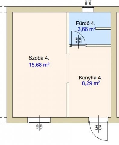 Kiadó hotel, Hegyeshalomban 120 E Ft / hó, 1 szobás