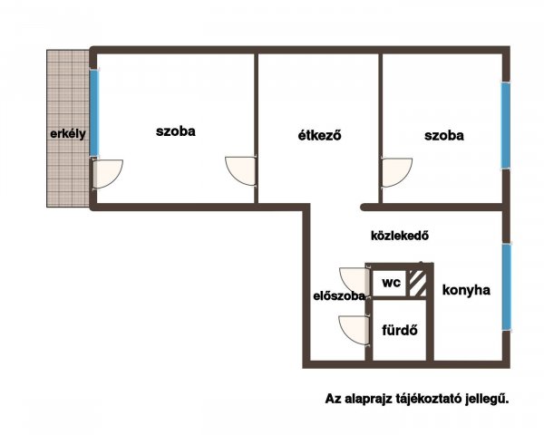 Eladó panellakás, Budapesten, XXI. kerületben 73 M Ft, 2 szobás
