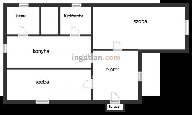 Eladó családi ház, Törökszentmiklóson 8.9 M Ft, 2 szobás
