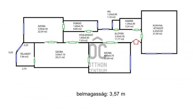 Eladó téglalakás, Budapesten, X. kerületben 88.7 M Ft, 3 szobás