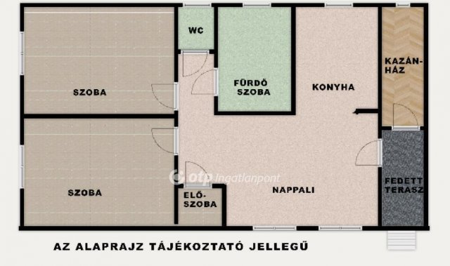 Eladó téglalakás, Nyíregyházán 55 M Ft, 3 szobás