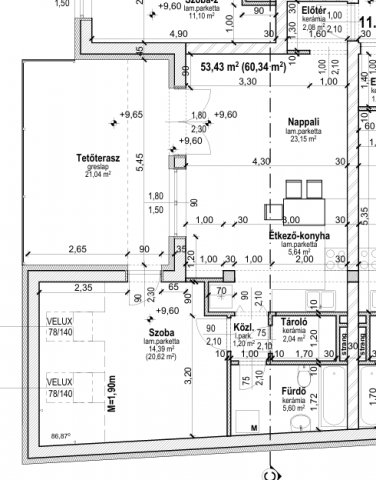 Eladó téglalakás, Tégláson 57.9 M Ft, 2 szobás