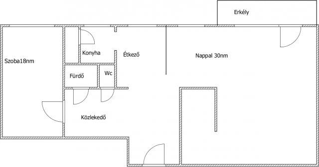 Eladó téglalakás, Zalaszentgróton 36.9 M Ft, 2 szobás