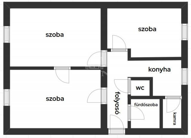 Eladó téglalakás, Zalaegerszegen 57.5 M Ft, 3 szobás