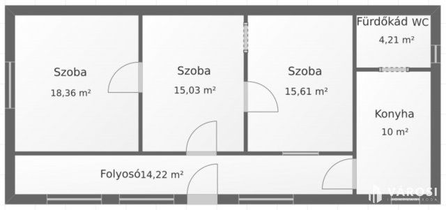 Eladó családi ház, Érsekvadkerten 25 M Ft, 3 szobás