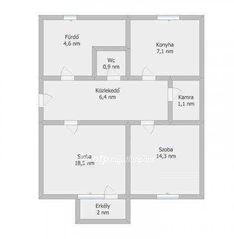 Eladó téglalakás, Szekszárdon 41 M Ft, 2 szobás